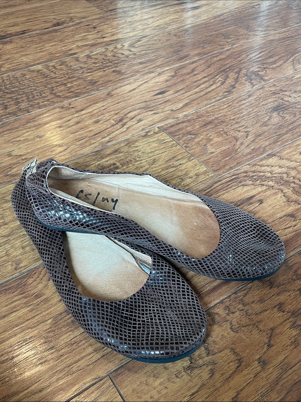 French Sole Made in Italy Zeppa Wedge Chocolate Size 9